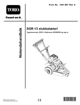 Toro SGR-13 Stump Grinder Používateľská príručka