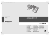 Bosch AdvancedCut 18 Set (0.603.3D5.101) Používateľská príručka