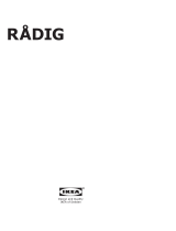 IKEA Radig Instructions Manual