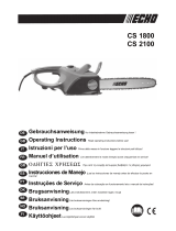 Echo CS 1800 Operating Instructions Manual
