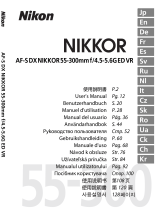 Nikon AF-S DX NIKKOR 55-300mmf/4.5-5.6G ED VR Používateľská príručka