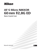 Nikon AF-S Micro NIKKOR 60mm f/2.8G ED Návod na obsluhu