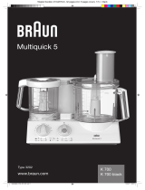 Braun K700-K700 BLACK Návod na obsluhu
