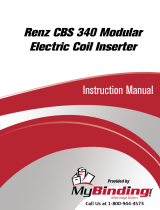 MyBinding Renz CBS 340 Modular Electric Coil Inserter Používateľská príručka