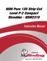 HSM Pure 120 Používateľská príručka