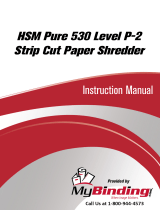 HSM Pure 740 Používateľská príručka
