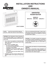 Empire SR-10T-3 Installation Instructions And Owner's Manual