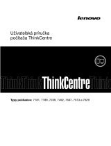 Lenovo ThinkCentre M80 Používateľská príručka