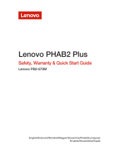 Lenovo PHAB2 Plus Safety, Warranty & Quick Start Manual