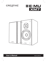 Creative E-MU XM7 Používateľská príručka