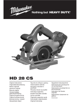 Milwaukee HD 28 CS Original Instructions Manual