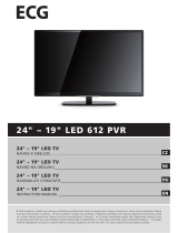 ECG 24 LED 612 PVR Používateľská príručka