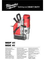 Milwaukee MDE 41 Original Instructions Manual