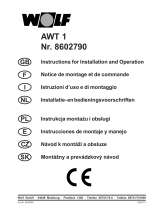 Wolf AWT 1 Instructions For Installation And Operation Manual