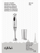 Gallet MIX 310 Používateľská príručka