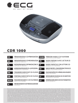 ECG CDR 1000 Používateľská príručka
