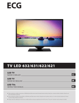 ECG TV LED 621 Používateľská príručka