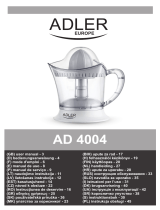 Adler AD 4004 Návod na používanie