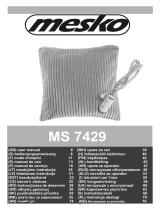 Mesko MS 7429 Electric Cushion Používateľská príručka