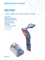 Radiodetection SPX RD7100 Používateľská príručka