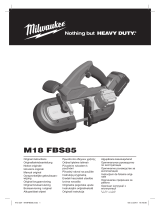 Milwaukee M18 FBS85 Original Instructions Manual