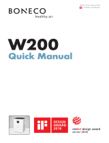 Boneco W200 Air Cleaner Humidifier and Purifier Používateľská príručka