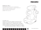 RECARO Mako Elite 2 Návod na obsluhu