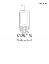 Garmin GPSMAP 66sr Návod na obsluhu