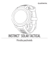 Garmin Instinct Solar Tactical serija Návod na obsluhu