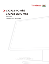 ViewSonic VX2718-2KPC-MHD-S Užívateľská príručka