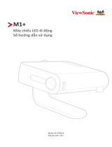 ViewSonic M1+-2 Užívateľská príručka