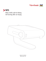 ViewSonic M1-2 Užívateľská príručka