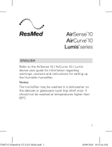 ResMed HumidAir humidifier Užívateľská príručka