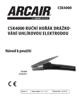 Arcair CSK4000 Air Carbon-Arc Manual Gouging Torch Používateľská príručka