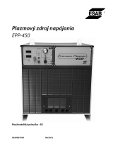 ESAB EPP-450 Plasma Power Source Používateľská príručka