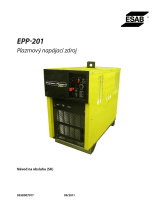 ESAB EPP-201 Plasma Power Source Používateľská príručka