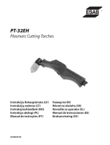 ESAB PT-32EH Plasmarc Cutting Torches Používateľská príručka