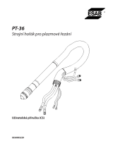 ESAB PT-36 Mechanized Plasmarc Cutting Torch Používateľská príručka