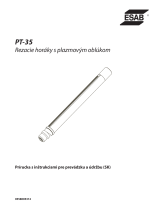 ESAB PT-35 Plasma Arc Cutting Torches Používateľská príručka