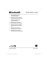 EINHELL Expert TE-CS 18/165-1 Li - Solo Používateľská príručka