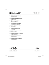 EINHELL TE-AG 115 Používateľská príručka