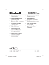 EINHELL Expert GE-CM 36/37 Li Používateľská príručka