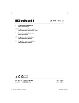 EINHELL GE-CM 18/33 Li Používateľská príručka