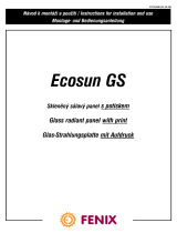 Fenix Ecosun GS Series Instructions For Installation And Use Manual