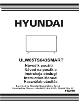 Hyundai ULW65TS643SMART Používateľská príručka