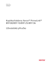 Xerox PrimeLink B9100/B9110/B9125/B9136 Užívateľská príručka