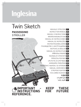 mothercare Inglesina Sketch Twin Stroller 0716918 Užívateľská príručka