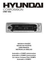 Hyundai CRM1002 Používateľská príručka