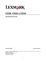 Lexmark C530 series, C532 series, C534 series Používateľská príručka