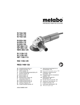Metabo Winkelschleifer W 750-125, 750 Watt, 125 mm Návod na používanie